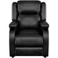 Elektrisks masāžas krēsls vidaXL, melns cena un informācija | Atpūtas krēsli | 220.lv