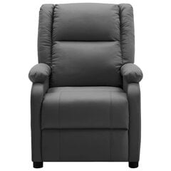 Elektrisks atgāžams masāžas krēsls vidaXL, pelēks цена и информация | Кресла в гостиную | 220.lv