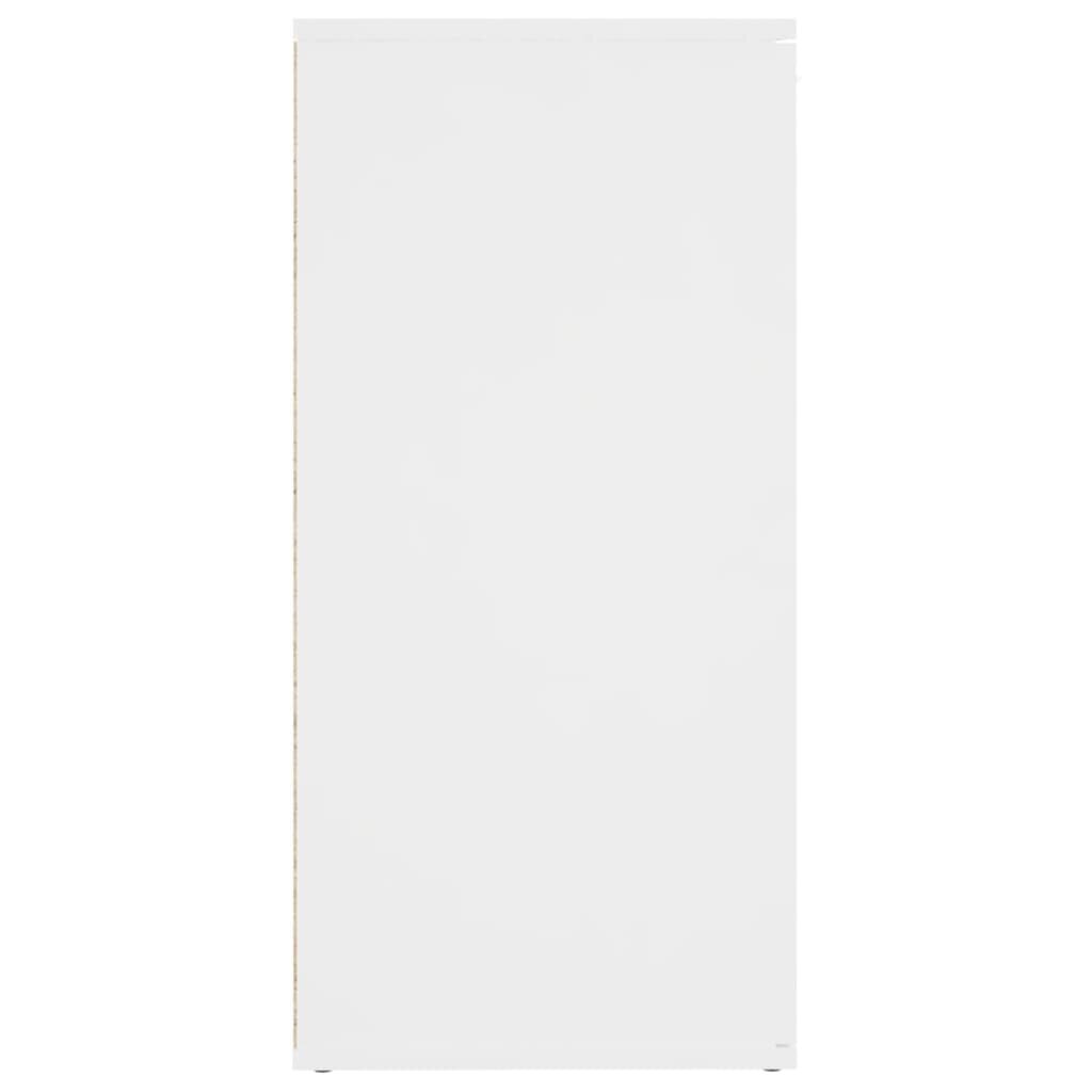 vidaXL kumode, 160x36x75 cm, balta cena un informācija | Skapīši viesistabai | 220.lv