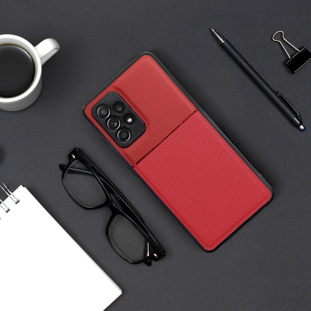 Telefona vāciņš Forcell Noble Samsung Galaxy A12, sarkans cena un informācija | Telefonu vāciņi, maciņi | 220.lv