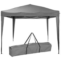 ProGarden svinību telts Easy-Up, 300x300x245 cm, pelēka цена и информация | Беседки | 220.lv