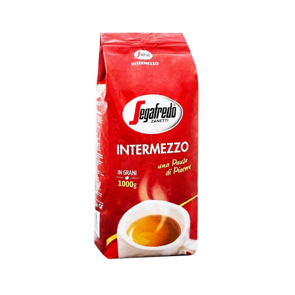 Kafija Segafredo Intermezzo, 1kg, pupiņās cena un informācija | Kafija, kakao | 220.lv