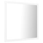 Spogulis vidaXL LED 40, balts cena un informācija | Vannas istabas spoguļi | 220.lv