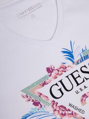 Guess sieviešu T-krekls W2GI06*G011, balts 7628067192020 cena un informācija | T-krekli sievietēm | 220.lv