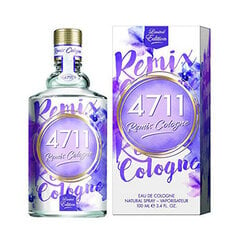 Odekolons Remix Lavender 4711 EDC sievietēm/vīriešiem, 100 ml cena un informācija | Sieviešu smaržas | 220.lv