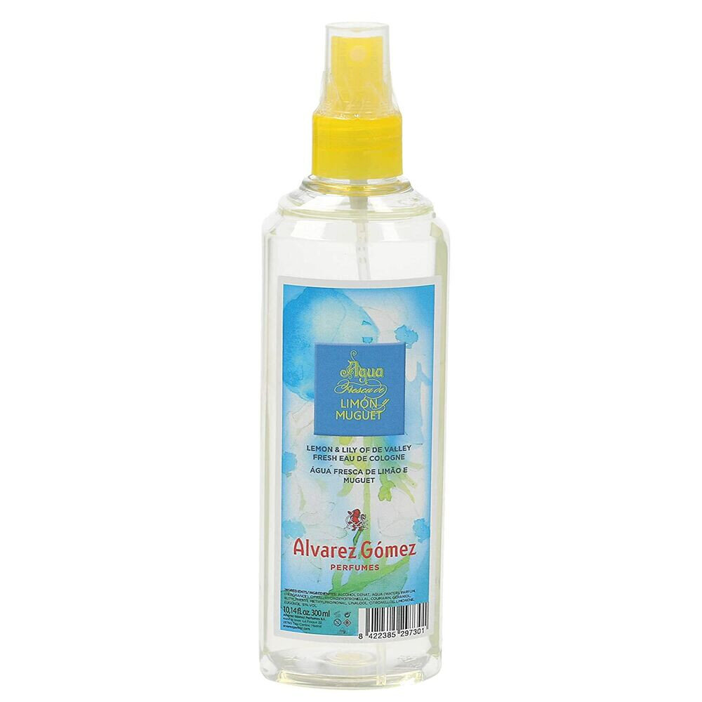 Odekolons Agua Fresca de Limón y Muguet Alvarez Gomez EDC sievietēm/vīriešiem, 300 ml цена и информация | Parfimēta sieviešu kosmētika | 220.lv