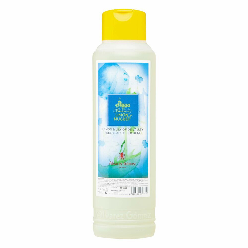 Odekolons Agua Fresca de Limón y Muguet Alvarez Gomez EDC sievietēm/vīriešiem, 750 ml cena un informācija | Parfimēta sieviešu kosmētika | 220.lv