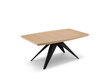 Paplašināms galds Windsor & Co Sky, 200 cm, brūns/melns cena un informācija | Virtuves galdi, ēdamgaldi | 220.lv