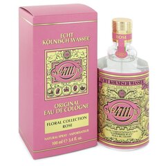 Odekolons Floral Collection Rose 4711 EDC sievietēm/vīriešiem, 100 ml цена и информация | Парфюмированная женская косметика | 220.lv