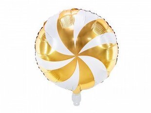 Folija balons Candy, 35cm, zelts cena un informācija | Baloni | 220.lv