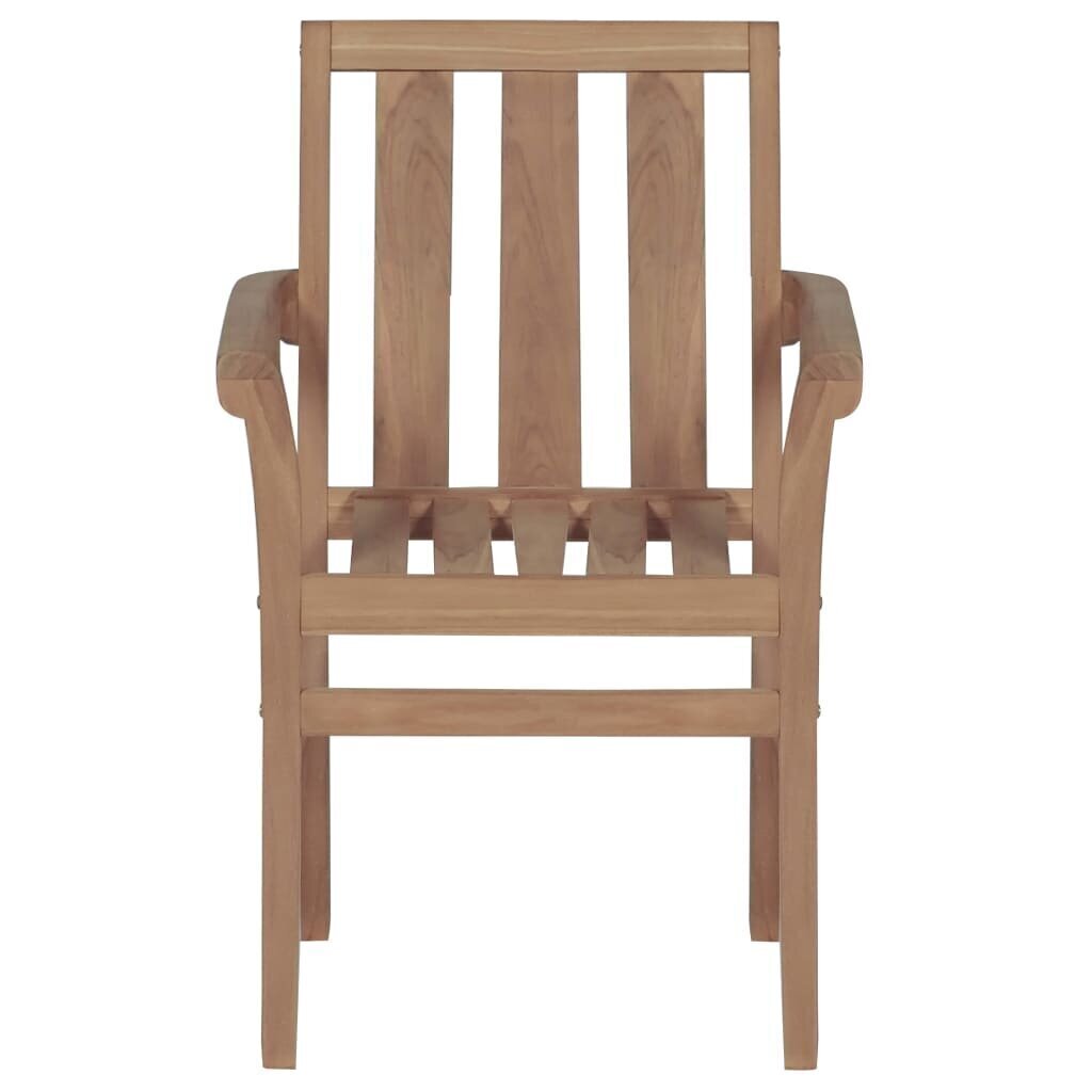 Dārza krēsli vidaXL, 2 gab., krēmbalti matrači цена и информация | Dārza krēsli | 220.lv