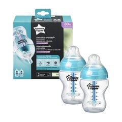 Pudelīšu komplekts Tommee Tippee, 260 ml, no 0 mēn. цена и информация | Бутылочки и аксессуары | 220.lv