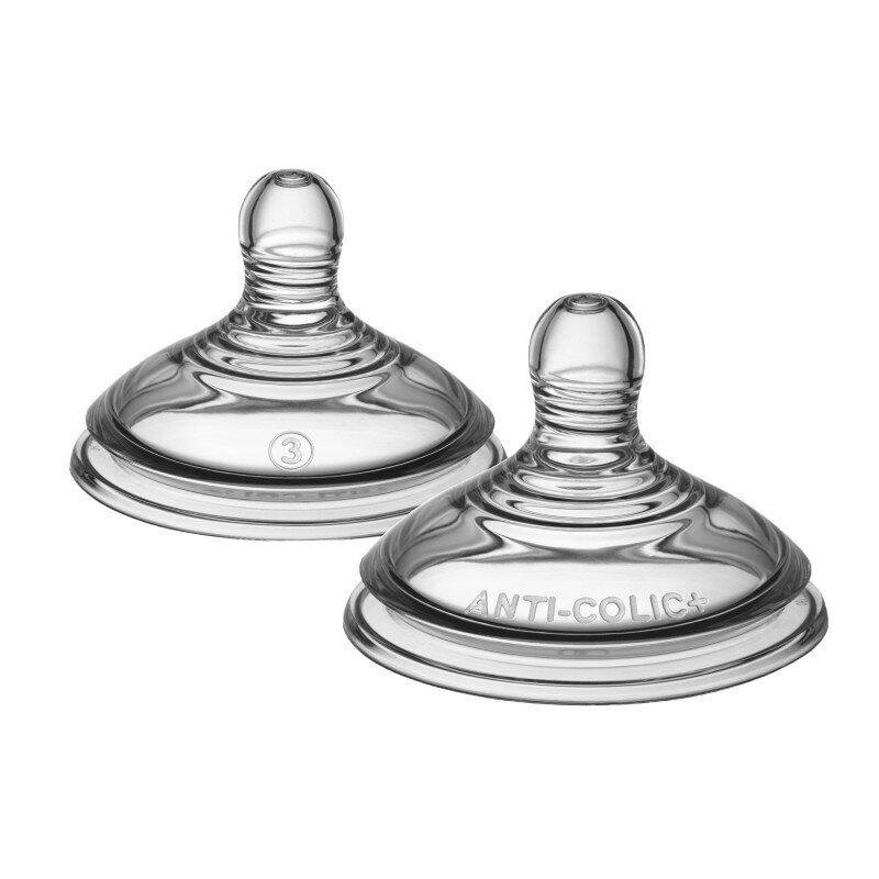 Tommee Tippee knupis ātrs Anti-Colik 2gb цена и информация | Bērnu pudelītes un to aksesuāri | 220.lv