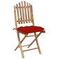 Saliekami dārza krēsli ar matračiem vidaXL, 2 gab. цена и информация | Dārza krēsli | 220.lv