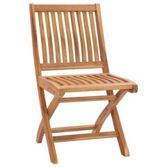 Dārza krēsli vidaXL, 2 gab., pelēkbrūni matrači cena un informācija | Dārza krēsli | 220.lv