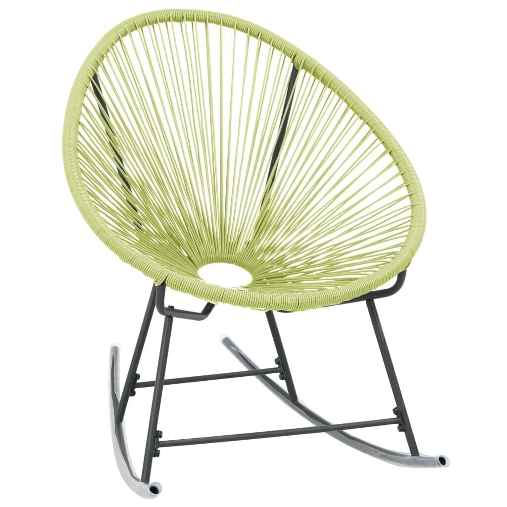 Dārza krēsls vidaXL Acapulco, zaļš цена и информация | Dārza krēsli | 220.lv