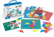 Caurspīdīgais Tangrams, L 32163 цена и информация | Galda spēles | 220.lv