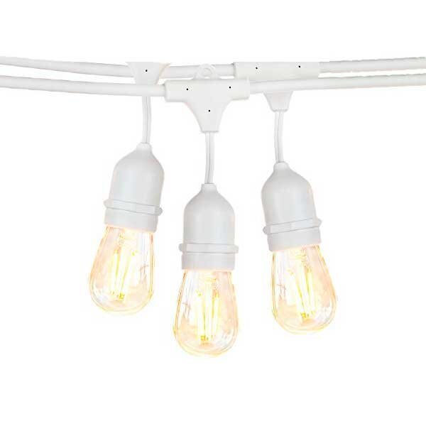 Lampiņu Virtene 10 Gab E27 6m (Lampiņas nav iekļautas) cena un informācija | Āra apgaismojums | 220.lv