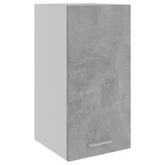 vidaXL piekarams skapītis, betona pelēks, 29,5x31x60 cm, skaidu plātne цена и информация | Кухонные шкафчики | 220.lv
