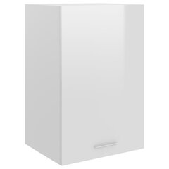 vidaXL virtuves skapītis, spīdīgi balts, 39,5x31x60 cm, skaidu plāksne цена и информация | Кухонные шкафчики | 220.lv