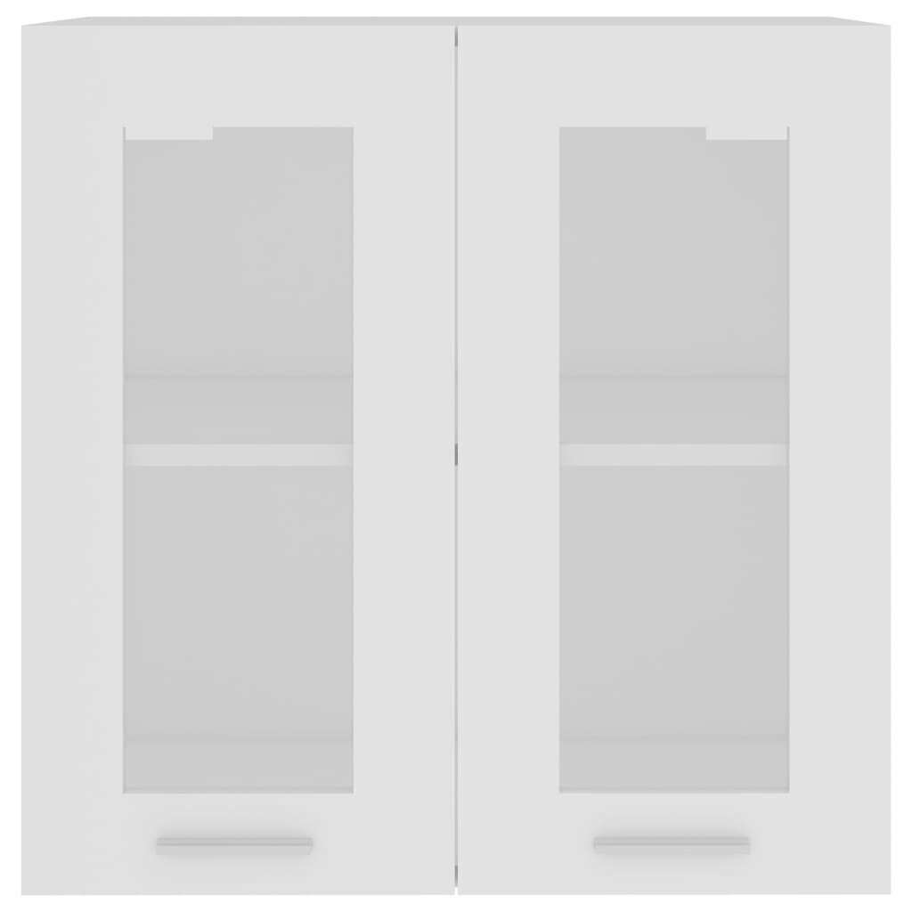 vidaXL piekarams skapītis, balts, 60x31x60 cm, skaidu plāksne cena un informācija | Virtuves skapīši | 220.lv