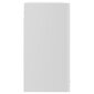 vidaXL piekarams skapītis, spīdīgi balts, 80x31x60 cm, stikls cena un informācija | Virtuves skapīši | 220.lv