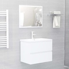 Vannasistabas mēbeļu komplekts vidaXL, balts цена и информация | Комплекты в ванную | 220.lv