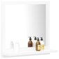 Vannasistabas spogulis vidaXL, 40x10.5x37 cm, balts цена и информация | Vannas istabas spoguļi | 220.lv