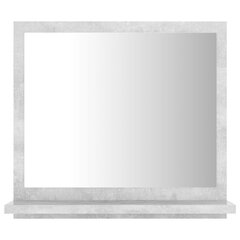 Vannasistabas spogulis vidaXL, 40x10.5x37 cm, betona pelēks cena un informācija | Vannas istabas spoguļi | 220.lv