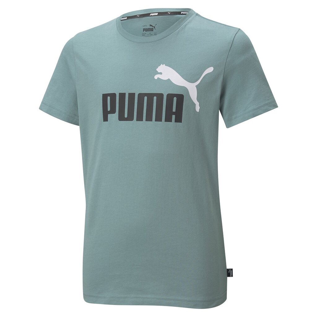 Puma T-Krekli Ess+ Col Logo Green 586985 50 586985 50/128 cena un informācija | Zēnu krekli | 220.lv