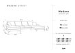 Stūra dīvāns Mazzini Sofas Madara, smilškrāsas цена и информация | Stūra dīvāni | 220.lv