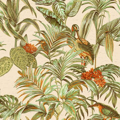 DUTCH WALLCOVERINGS tapete Bird-of-Paradise, zaļa cena un informācija | Tapetes | 220.lv