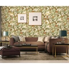 DUTCH WALLCOVERINGS tapete Bird-of-Paradise, zaļa цена и информация | Обои | 220.lv