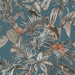 DUTCH WALLCOVERINGS tapete Bird-of-Paradise, zila cena un informācija | Tapetes | 220.lv