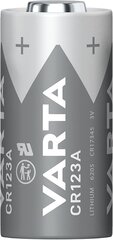 Батарейка Varta CR123A / 3В  (EU Blister) цена и информация | Varta Сантехника, ремонт, вентиляция | 220.lv