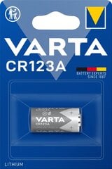 Батарейка Varta CR123A / 3В  (EU Blister) цена и информация | Батарейки | 220.lv