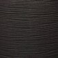 Capi vāze Nature Rib Deluxe, eleganta, 45x72 cm, melna цена и информация | Puķu podi | 220.lv