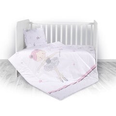 Gultas veļas komplekts zīdaiņiem Lorelli Ballet Pink, 3 daļas, rozā cena un informācija | Bērnu gultas veļa | 220.lv