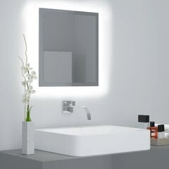 Spogulis vidaXL LED 40, pelēks цена и информация | Зеркальца | 220.lv