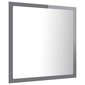 Spogulis vidaXL LED 40, pelēks цена и информация | Spoguļi | 220.lv