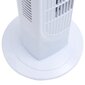 vidaXL torņa ventilators, tālvadības pults, taimeris, Φ24x80 cm, balts цена и информация | Ventilatori | 220.lv