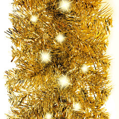 Рождественская гирлянда со светодиодными лампами, 5м цена и информация | Праздничные декорации | 220.lv