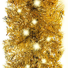 Рождественская гирлянда со светодиодными лампами, 10м цена и информация | Праздничные декорации | 220.lv