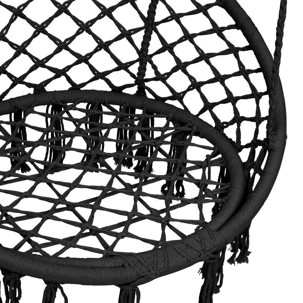 vidaXL piekarams šūpuļkrēsls, 80 cm, antracītpelēks cena un informācija | Šūpoles | 220.lv