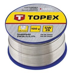 Lodēšanas stieple Topex 60%, 1.5mm, 100 g цена и информация | Механические инструменты | 220.lv