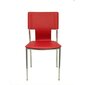 Biroja krēsls, sarkans, 4 gab. cena un informācija | Biroja krēsli | 220.lv
