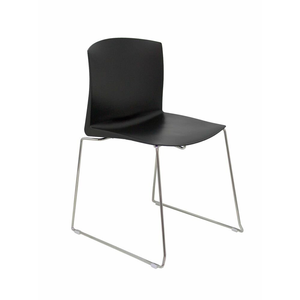 Biroja krēsls, melns, 4 gab. цена и информация | Biroja krēsli | 220.lv
