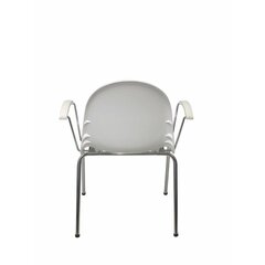 Biroja krēsls, balts, 4 gab cena un informācija | Biroja krēsli | 220.lv