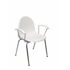 Biroja krēsls, balts, 4 gab cena un informācija | Biroja krēsli | 220.lv