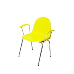 Biroja krēsls, dzeltens, 4 gab. cena un informācija | Biroja krēsli | 220.lv